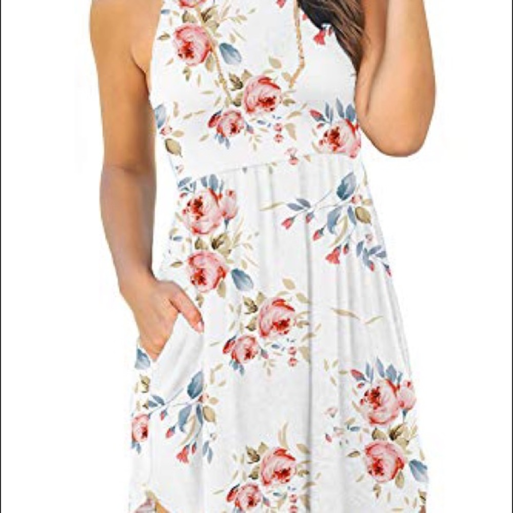 Summer Casual T Shirt Sundress Swimsuit Cover Up